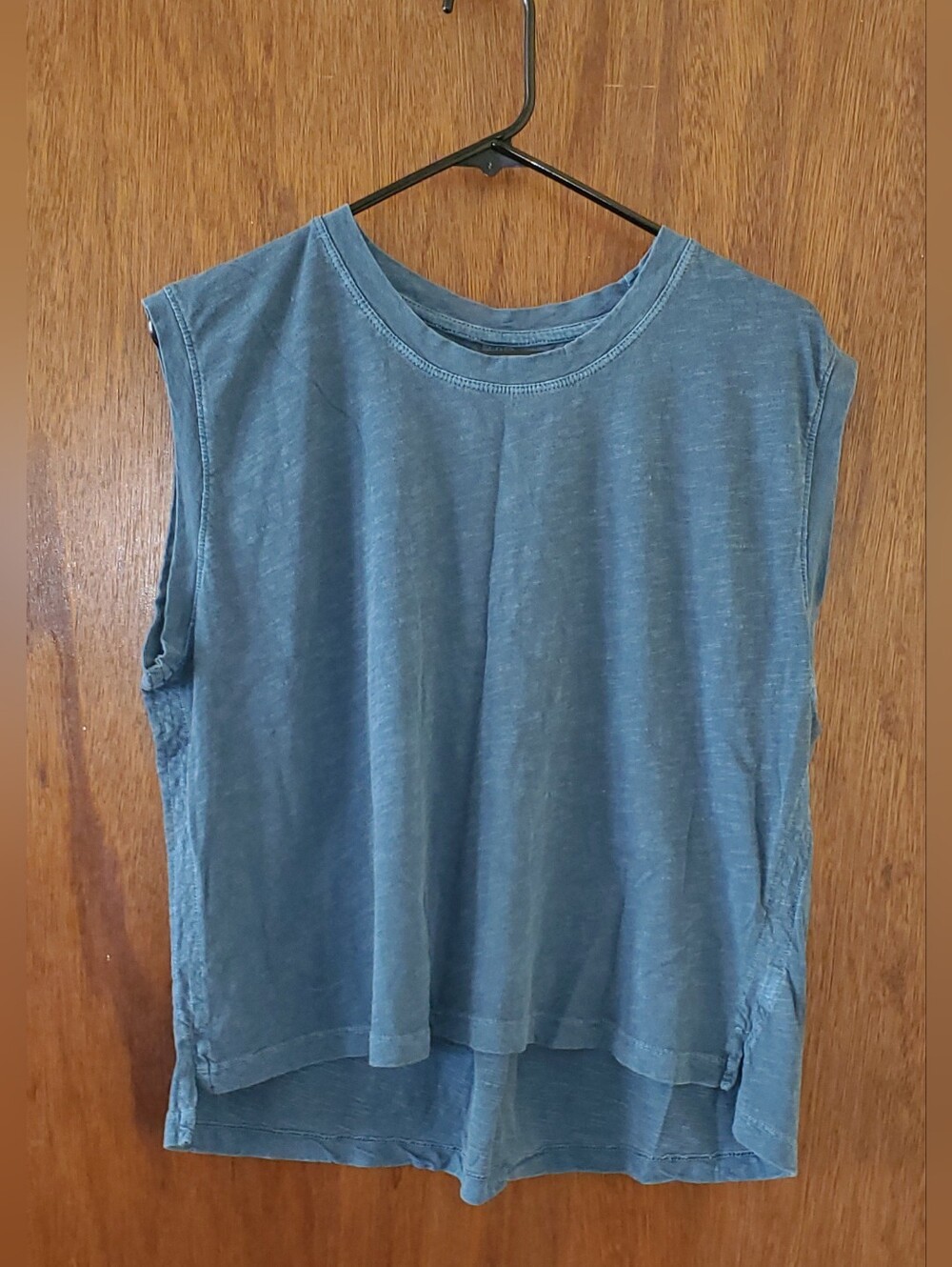 Rowan Savannah Muscle Tank Top Blue Sz Large